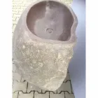 Lavabo de baño de diseño en piedra natural Mar, pieza única viadurini