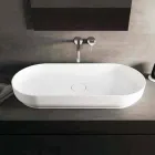Lavabo de baño de diseño moderno hecho en Italia por Dalmine Maxi viadurini