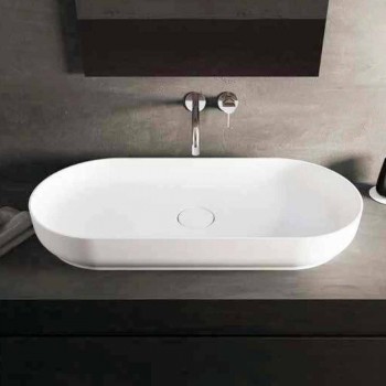 Lavabo de baño de diseño moderno hecho en Italia por Dalmine Maxi