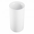 Lavabo de pie cilíndrico autoportante fabricado en Italia, Rumo