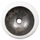 Lavabo sobre encimera de mármol circular - Ballao viadurini