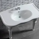 Lavabo con patas o sin cerámica L 110 cm, de Design Avise viadurini