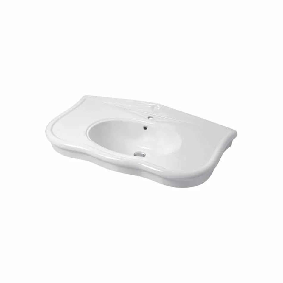 Lavabo con patas o sin cerámica L 110 cm, de Design Avise viadurini