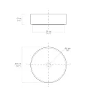 Lavabo sobre encimera para baño en gres porcelánico Made in Italy - Sobre viadurini