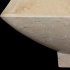 Lavabo de baño de diseño en piedra natural Iria, pieza única viadurini