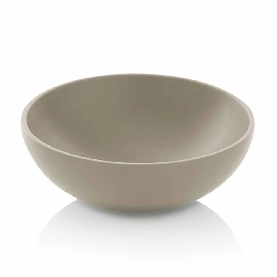 Lavabo sobre encimera de resina de diseño moderno hecho en Italia - Cavan viadurini