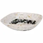 lavabo sobre encimera con inserciones en conchas Bea, de una sola pieza viadurini