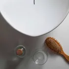 Lavabo de cerámica de diseño moderno hecho en Italia viadurini