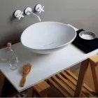 Lavabo de cerámica de diseño moderno hecho en Italia viadurini