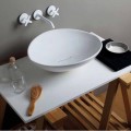 Lavabo de cerámica de diseño moderno hecho en Italia