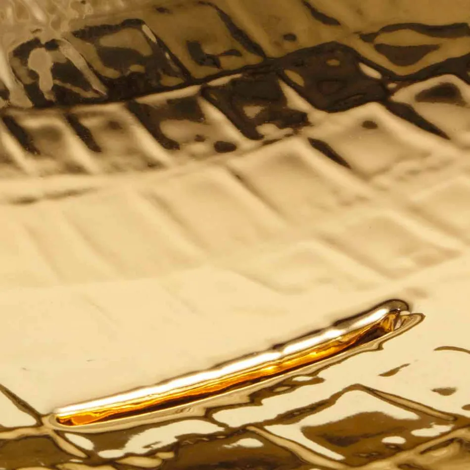 Lavabo sobre encimera de cerámica de diseño realizado en Italia Animals viadurini