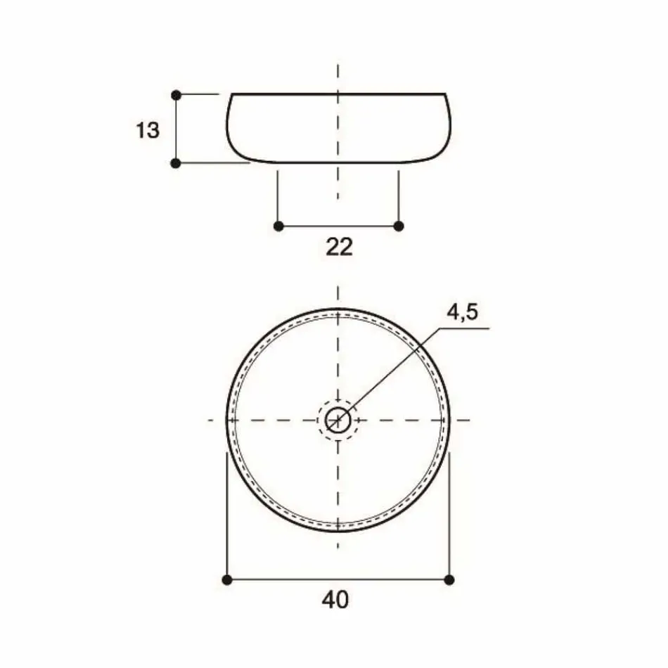 Lavabo sobre encimera de diseño raku oro hecho en Italia, Ramon viadurini