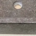 Lavabo de diseño de una pieza Jeff en piedra natural viadurini
