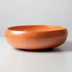 Lavabo de encimera de arcilla Raku con brillo craquelado metálico - Prisma viadurini