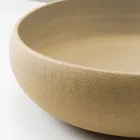 Fregadero de encimera en arcilla refractaria oscura u ocre - Prisma viadurini