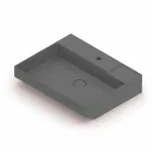 Lavabo sobre encimera de cerámica hecho en Italia, Viviano viadurini