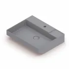 Lavabo sobre encimera de cerámica hecho en Italia, Viviano viadurini