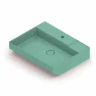 Lavabo sobre encimera de cerámica hecho en Italia, Viviano viadurini