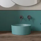 Lavabo sobre encimera de cerámica en diferentes acabados Made in Italy - Balls viadurini