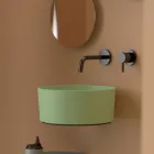 Lavabo sobre encimera de cerámica en diferentes acabados Made in Italy - Balls viadurini
