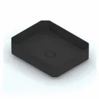 Lavabo de encimera de cerámica moderno hecho en Italia, Zulimo viadurini