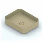 Lavabo de encimera de cerámica moderno hecho en Italia, Zulimo viadurini