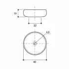 Lavabo sobre encimera de cerámica de Raku hecho a mano en Italia, Ramon viadurini