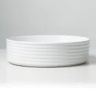 Fregadero de encimera en gres porcelánico plateado o blanco - Vibración viadurini