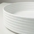 Fregadero de encimera en gres porcelánico plateado o blanco - Vibración viadurini