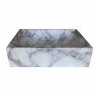Lavabo sobre encimera de mármol Made in Italy - Canova viadurini