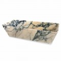 Lavabo sobre encimera en mármol Paonazzo Squared Design Made in Italy - Karpa