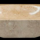 Lavabo de piedra natural blanca Vox, una pieza viadurini