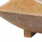 lavabo de piedra natural Iria, 50x30x16 cm viadurini