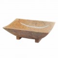 Lavabo sobre encimera de piedra natural 50x30x16 cm Iria