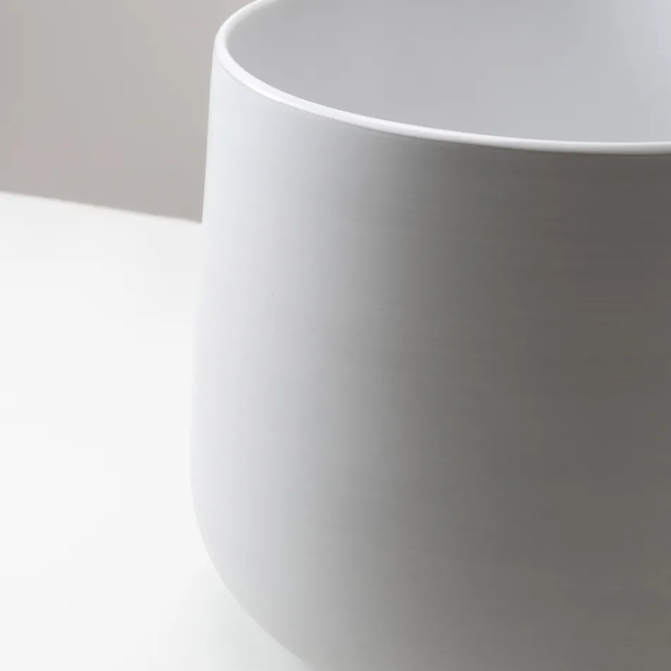 Lavabo de encimera de porcelana torneada a mano - Nomad viadurini