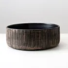 Lavabo de encimera Balance de tierra roja natural decapado a mano viadurini