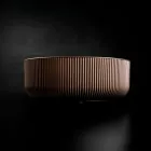 Lavabo de encimera de cristal veneciano resinado y pintado - Excelsior viadurini