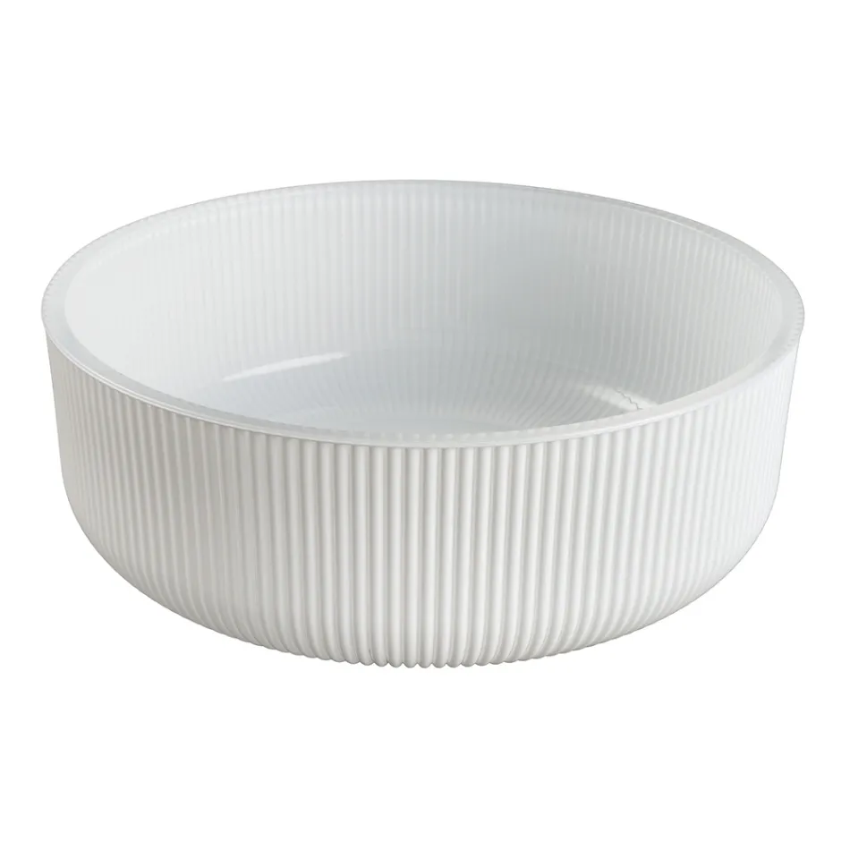 Lavabo de encimera de cristal veneciano resinado y pintado - Excelsior viadurini