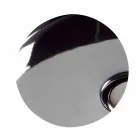 Lavabo sobre encimera de cerámica moderno L 60 cm hecho en Italia, Gaiola viadurini