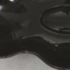 Lavabo sobre encimera moderno de cerámica brillante Made in Italy - Cube viadurini