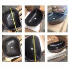 Encimera apoyo sola pieza en Hassan basalto viadurini