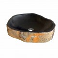 Lavabo sobre encimera de basalto, pieza única, Hassan