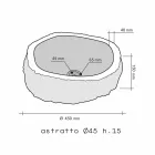 Encimera de mármol Soporte Pieza Beige Mumbai viadurini