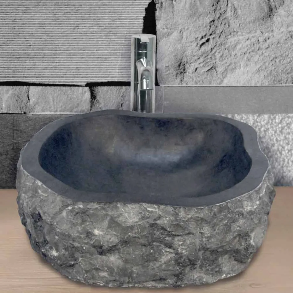 Encimera de mármol Soporte Pieza Negro Mumbai viadurini