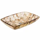 pieza única Lavabo de resina artificial Inez, hecho a mano viadurini