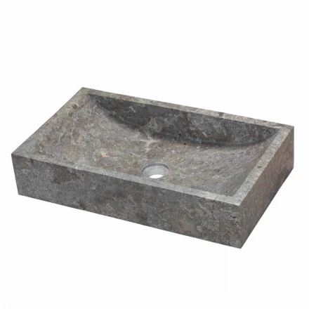 Soporte encimera rectangular Gris Piedra Natural Satun viadurini
