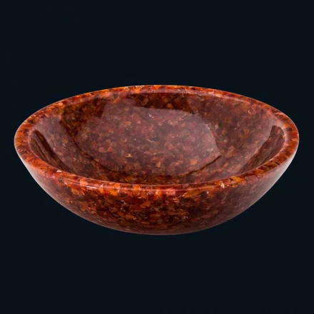 soporte circular encimera de resina artificial y piedra Nube viadurini