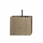 Lavabo de baño de piedra de encimera cuadrado moderno de alto diseño - Farartlav2 viadurini