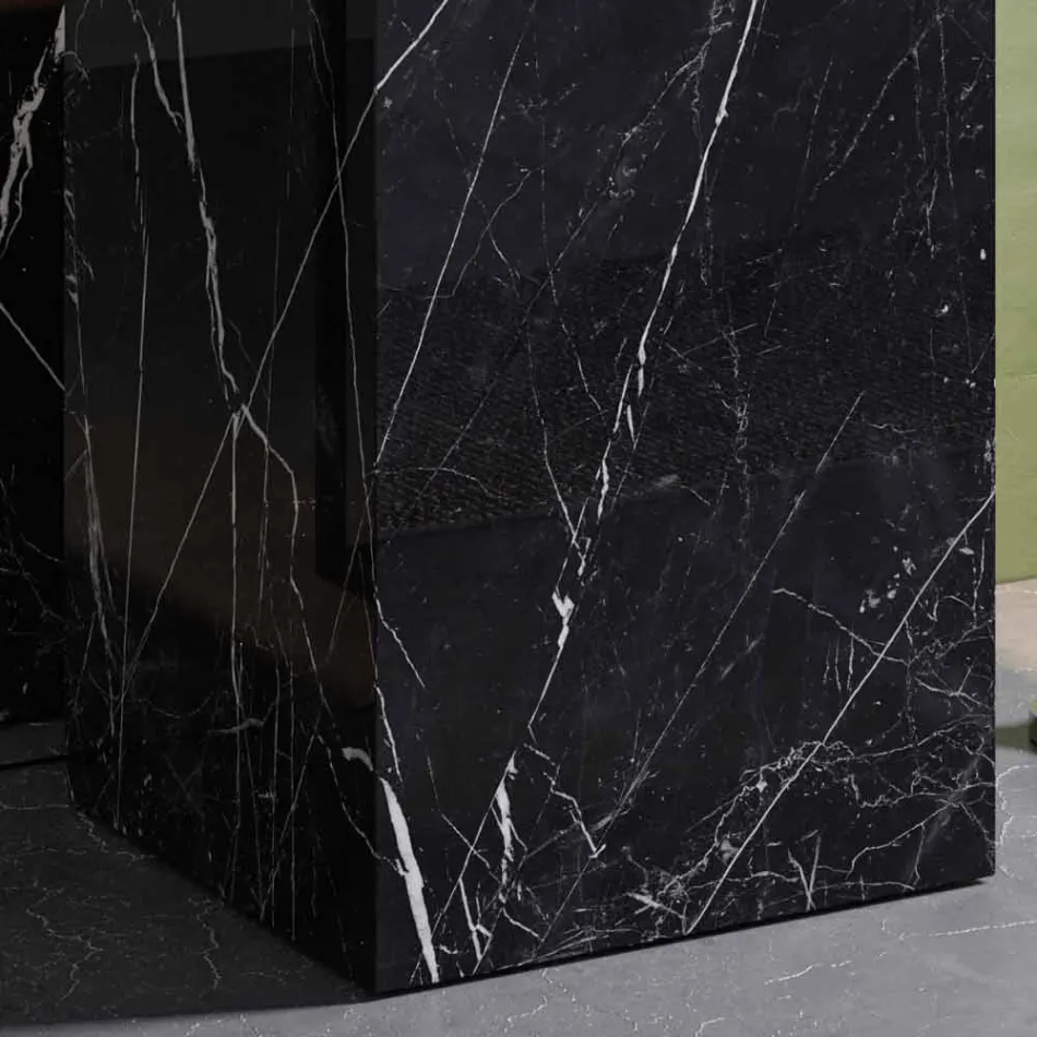 Lavabo de suelo de diseño geométrico en gres porcelánico 4 acabados - Calogero viadurini