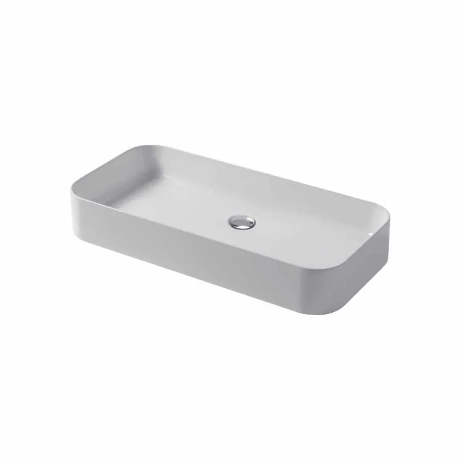 Lavabo de diseño de cerámica Made in Italy Leivi viadurini